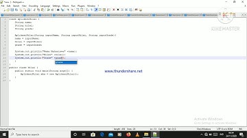 Pemograman Berorientasi Objek (PBO) Membuat Class dan konstruktor pada Java