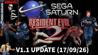 Resident Evil 2 SEGA SATURN V1.1 Gameplay Demo (17/09/26) Build