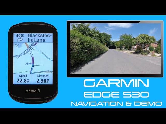 Garmin Edge 530 Navigation & Demonstration