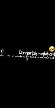 mentahan capcut 🎶dengarlah matahariku