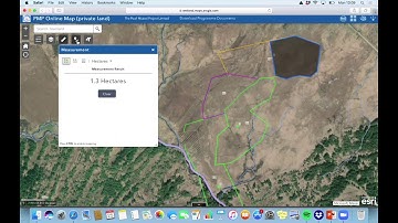 Online mapping system Tutorial 3 of 3 - Supporting Actions