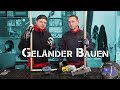 Edelstahl Geländer schweißen Tutorial | schleifen polieren reinigen