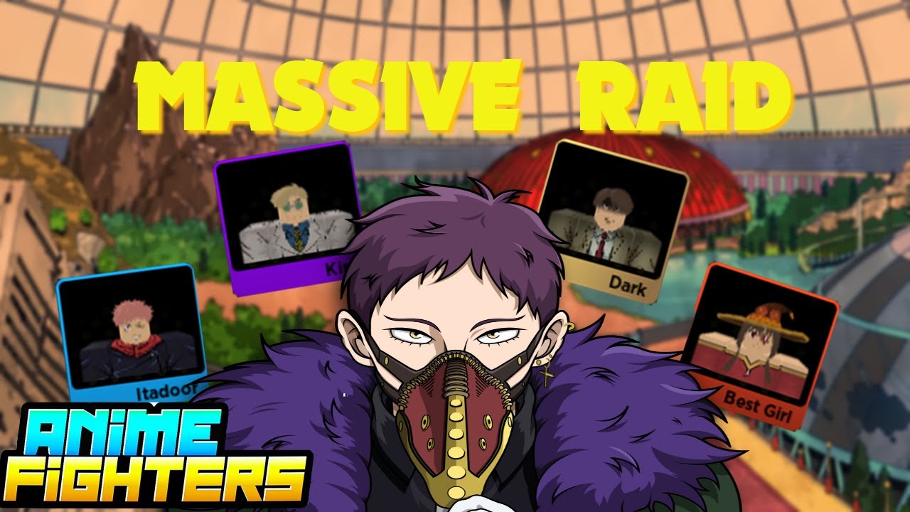 NEW MASSIVE RAID IN ANIME FIGHTERS SIMULATOR