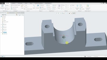 3D Modelling and Assembly of entire PLUMBER BLOCK in Creo Parametric 4.0. by Santhosh S