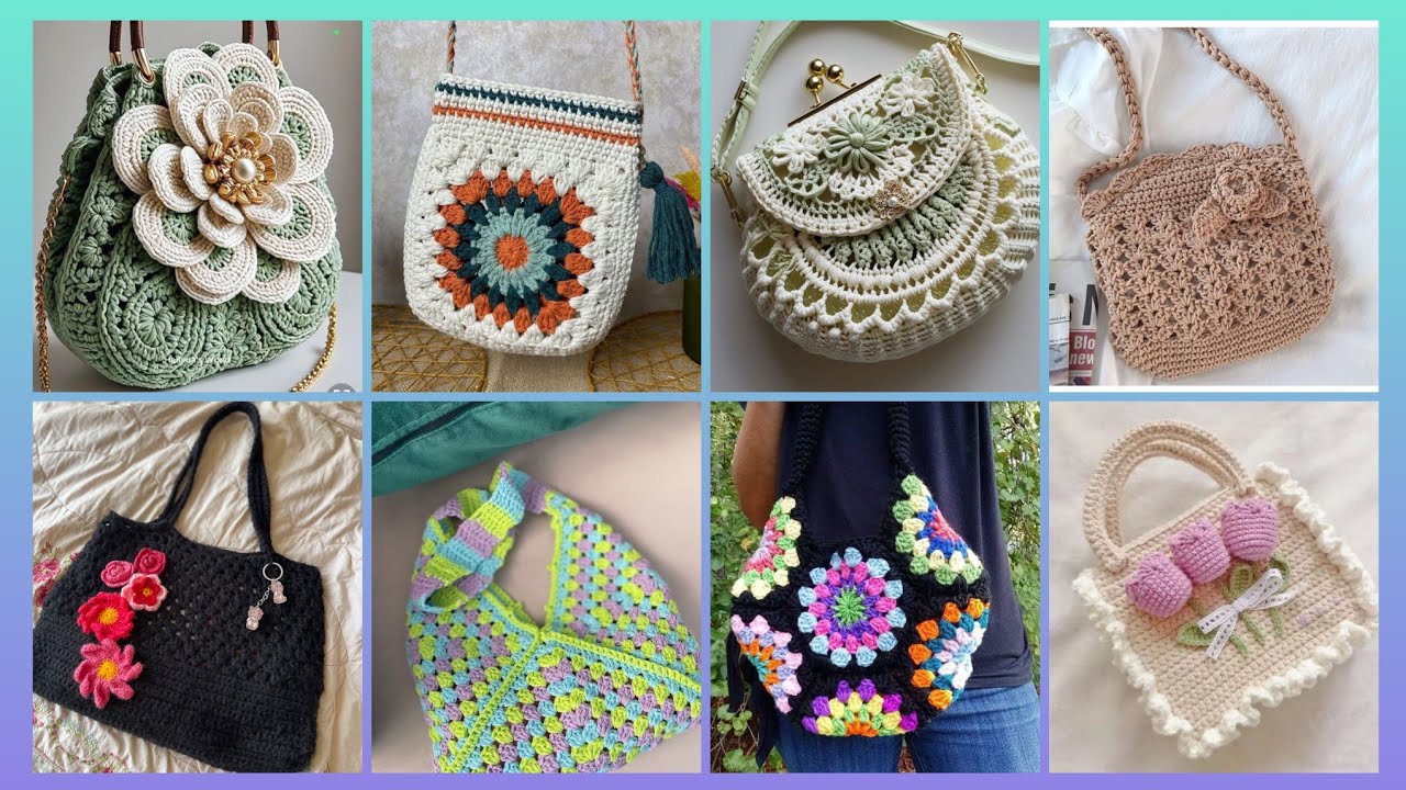 Most beautiful stylish crochet women hands bages design ideas for 2026