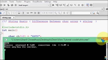 Bangla C programming tutorial  53  String Basic Input Output HD