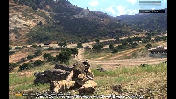 Arma 3 Combined Arms Showcase with GlovePIE Voice Commands