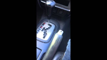 How to remove a honda prelude automatic shift knob