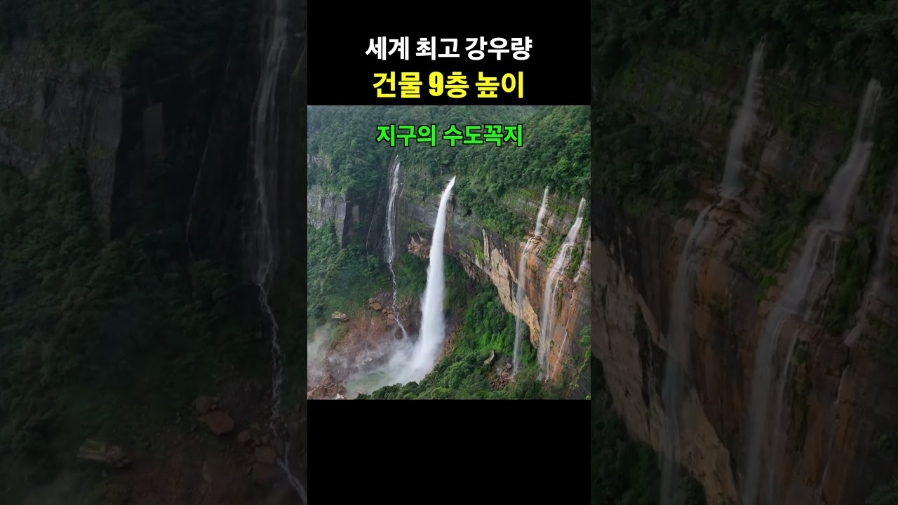 세계 최고 강수량 26m 건물9층 높이 #세계여행 #다큐멘터리 #역마살로드