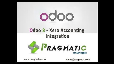Odoo 8   Xero Accounting Integration