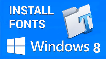 How to install Fonts in Windows 8