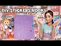 DIY sticker book |stickers video |200+ pieces |easy to make | queen 👑 taskeen|inspired by @nazuart
