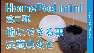 引き継ぎが便利！HomePod mini第二弾！他にも出来る事と注意点など・すっかり気に入った！（HeySiriはオフ再生推奨）