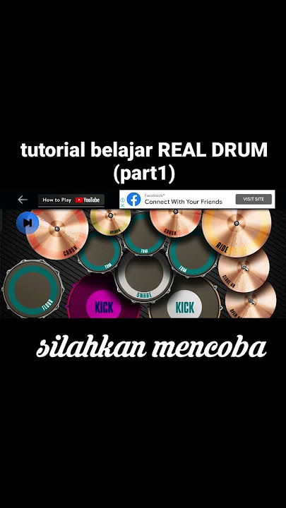 TUTORIAL BELAJAR APK REAL DRUM(part1) #shorts