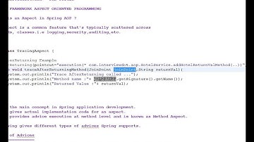 SPRING AOP TYPES OF ADVICES