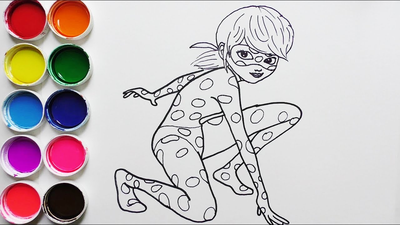 Desenhos de Pintar Tikki Miraculous Ladybug para Crianças, Desenho Animado