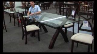 Glass Top Dining Room Set P2040 http://greatfurnituredeal.com/index.php/catalogsearch/res... Dining room table or dining tables. Dining Room