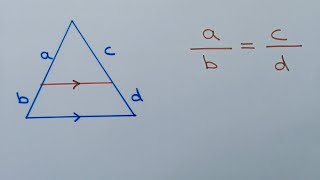 Triangle Proportionality Theorem | Side Splitter Theorem | Proof