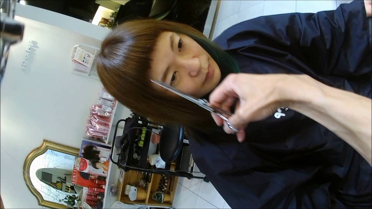 グリーングリーン女子の刈り上げ 短髪前髪 Youtube