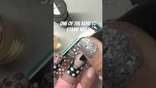 KEY TO STAMP NAIL ART #nailart #nailtutorial #diynails #shorts