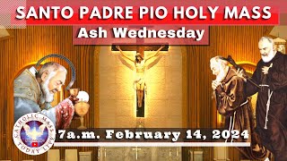 Catholic Mass Today Live at Santo Padre Pio National Shrine  Batangas.  14 Feb  2024  7a.m