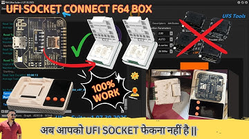 Ufi Socket Connect f64 Box | Ufi Adapter Use In F64 Box