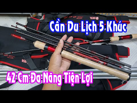 Giới Thiệu Cần Du Lịch 5 Khúc 42 Cm Siêu Tiện Lợi Chuyên Lure Và Lancer Cảm Giác 2023 Mới