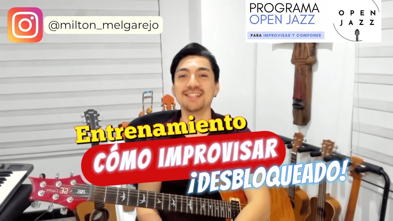 Entrenamiento Patterns de jazz ¿Cómo improvisar? - YouTube