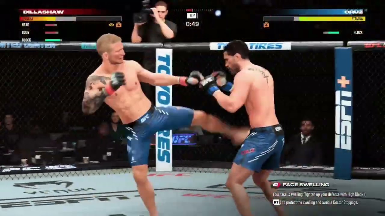 DILLASHAW VS CRUZ UFC 5 RANKED ENDS WITH INSANE KO 