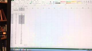 Chapter 1.2 Graphing Functions in Excel