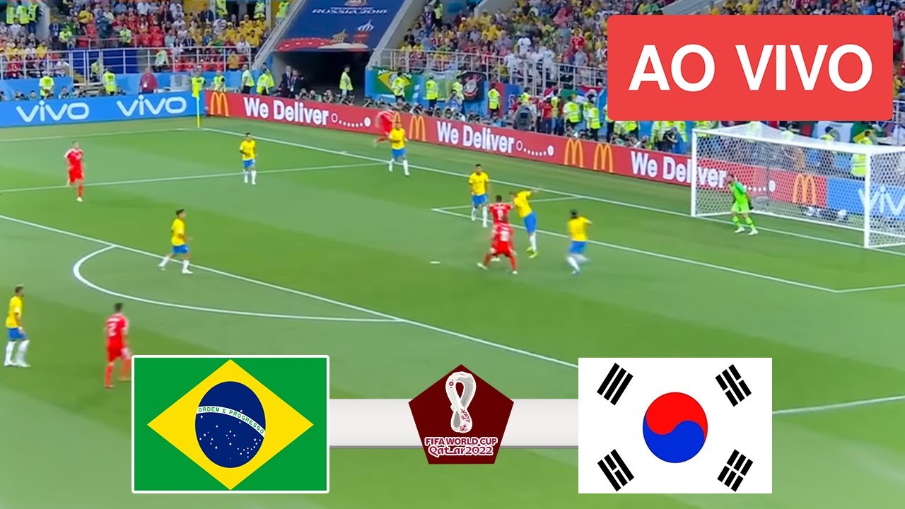 Jogo da Seleção ao Vivo: assista Brasil x Coreia do Sul ao vivo e online de  graça
