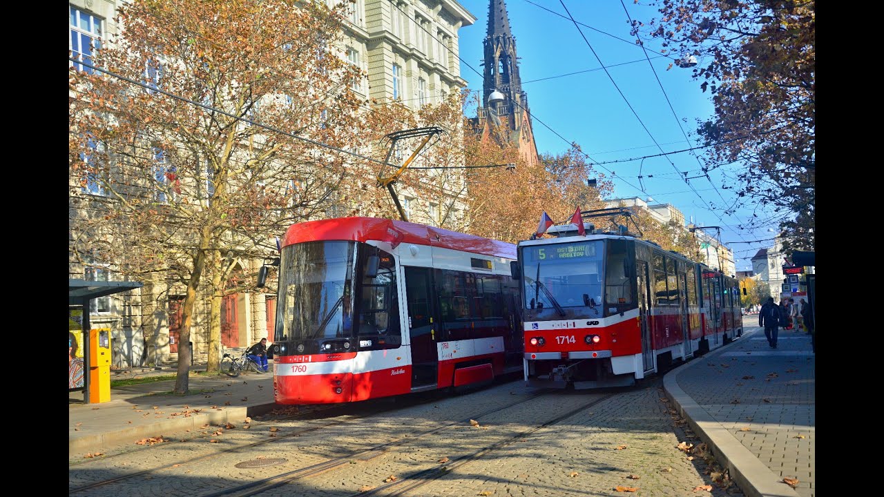 Výluka tramvají Joštova Brno linky 12 a 5 díl 3