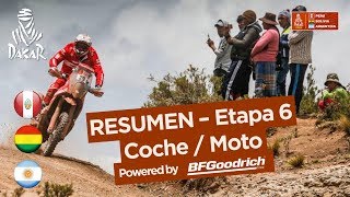 Resumen - Coche/Moto - Etapa 6 (Arequipa / La Paz) - Dakar 2018