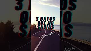 3 datos que NO conocías y te sorprenderán 🤯🔥