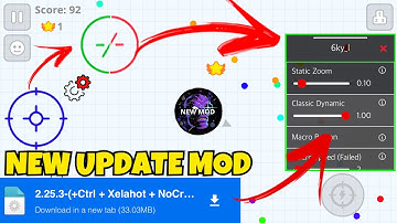 NEW UPDATED MOD IOS TUTORIAL, VERSION 2.25.3+ ZOOM HACK + MACRO SPLIT (AGAR.IO MOBILE)