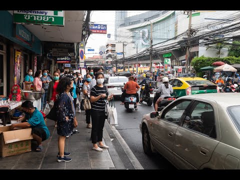 [4K] Exploring the vibrant culture and delicious food of Bangrak, Bangkok