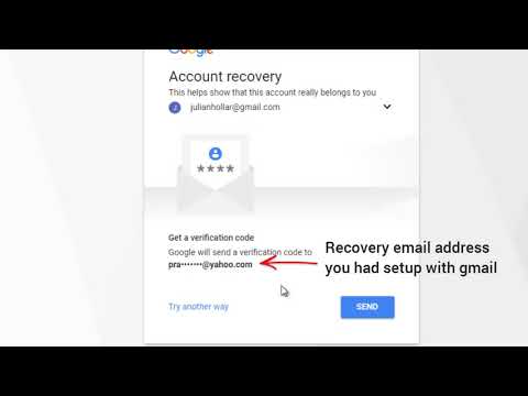 How to recover your Gmail password using alternate email address
