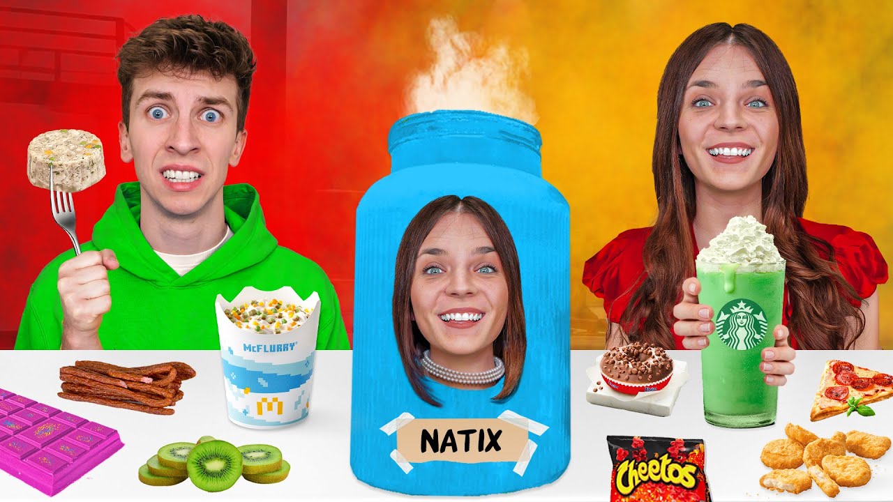 KTO SZYBCIEJ ZJE SŁOIK XXL NATIX WYGRYWA!