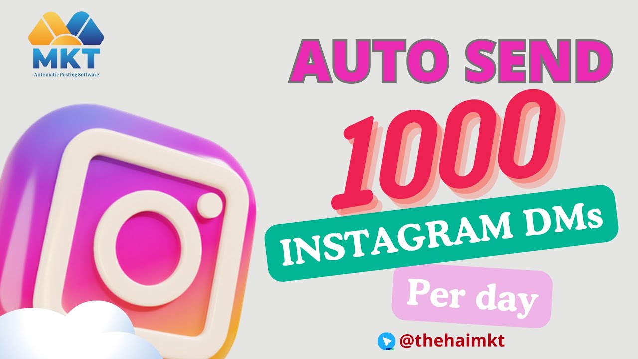 Auto Send 1000 Instagram DMs Per Day | Automate Instagram Outreach ...
