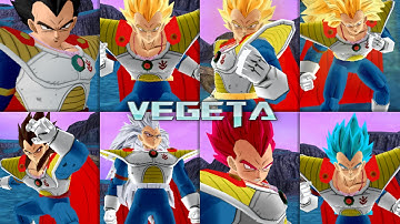 Vegeta Prince all form (HQ)|Dragon Ball Z Budokai Tenkaichi 3