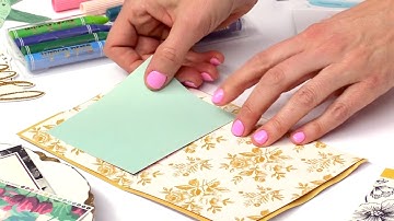 Create a Watercolor Card and Envelope | (Exclusive) Flourish Collection - Scrapbook.com