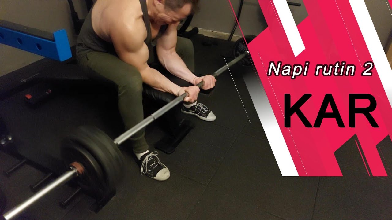 Napi Rutin Napi rutin 2 - Kar | Otthoni edzés| #bodybuilding #homegym #arms # ...