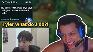 Tyler1 Reacts to Doublelift Using His AI Coach!
