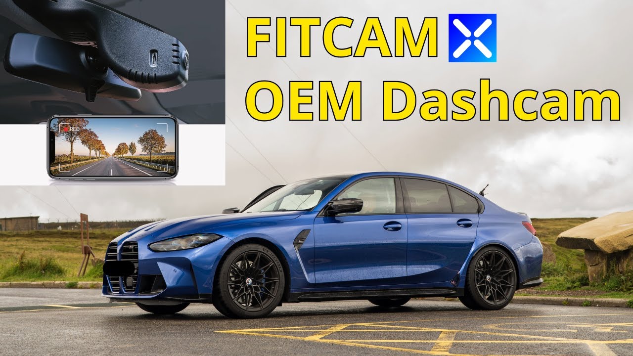 Fitcamx Dashcam 4K BMW 3 Series G20/G21 - Caméra Voiture OEM Plug & Play WiFi 2160P