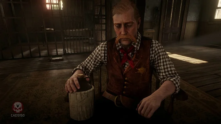 Sheriff Leigh Gray Drunk on Moonshine Red Dead Red...