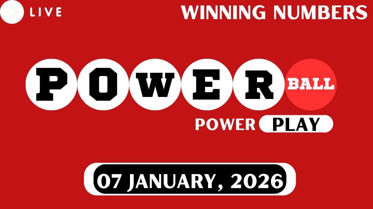 Powerball Lottery Drawing for Jan 07, 2026 - Live Winning Numbers & Results