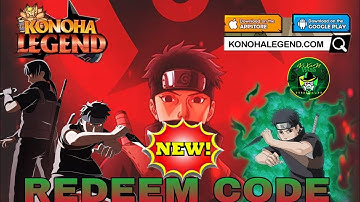 Konoha Legend - Ninja AFK mobile New Redeem Code 🎁 TOP Naruto Game Android/iOS