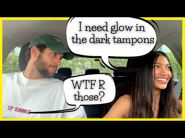 Asking MY BOYFRIEND to buy me FEMININE PRODUCTS that don't exist *PRANK* 