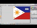 47. Adobe Illustrator Tutorials: United State and Philippines Flag - Khm...