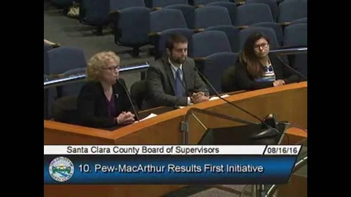 CSAC's Amalia Mejia presents to Santa Clara County...